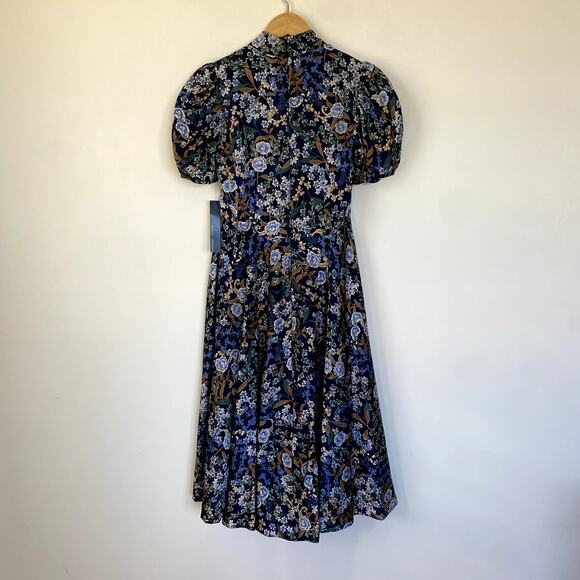 NWT Maggy London Marnette Fit & Flare Dress in Twilight Size 0 - Picture 7 of 8